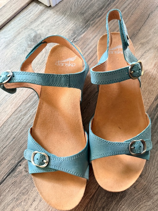 Dansko Shoes - NEVER WORN Dansko sandal in lagoon